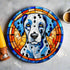 Dalmatian Glass Suncatcher Worktop Saver